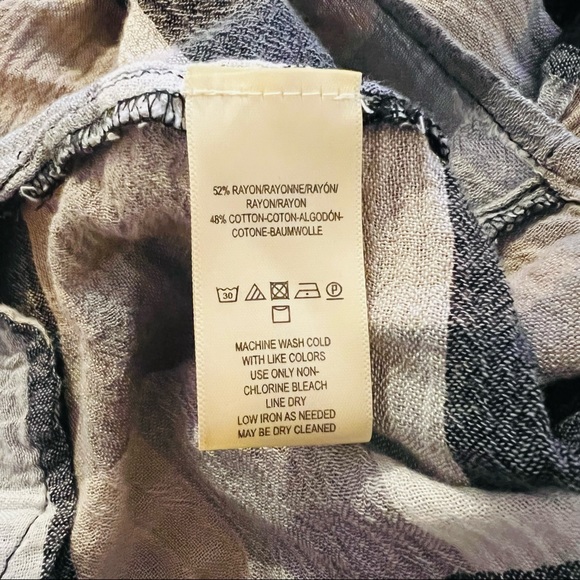 Anthropologie Maeve | Plaid Kimono Tunic Dress - Picture 12 of 14